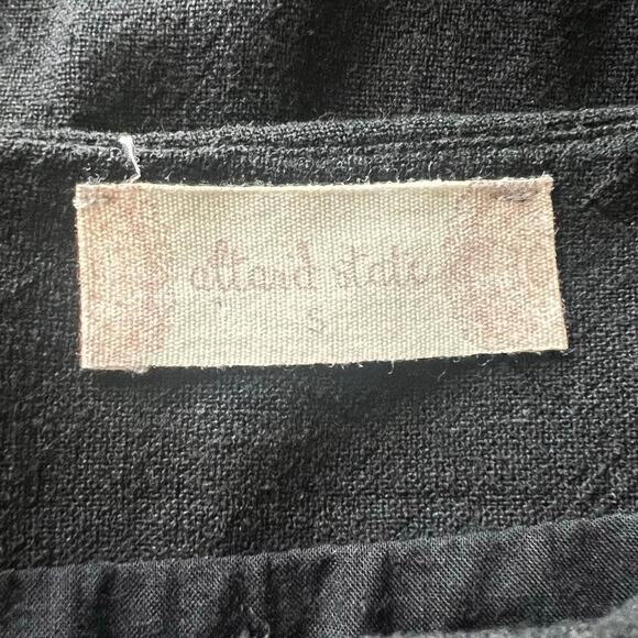 Altar’d State Woman’s Black Embroidered Floral Linen Blend Mini Skirt- Size S - Picture 3 of 7